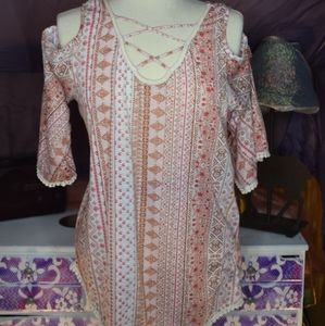 Butterfly sleeve blouse